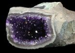 Deep Purple Amethyst Geode #36471-1